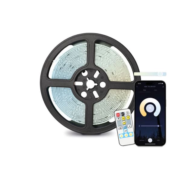 Bande Led 5 Mètres Smartled Ksix Réglable 1000 Lumens Cct Blanc (BXLEDST5M21) Bande Led 5 Mètres Smartled Ksix Réglable 1000 Lumens Cct Blanc (BXLEDST5M21)